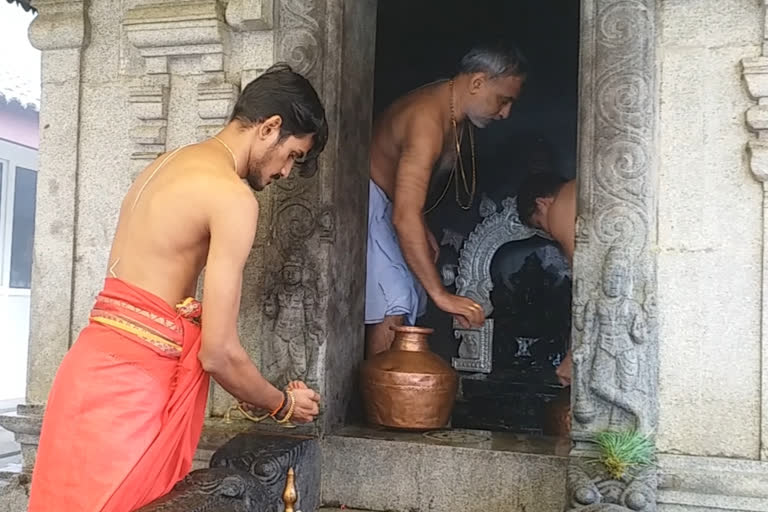 ತಲಕಾವೇರಿಯಲ್ಲಿ ನೆರವೇರುತ್ತಿವೆ ಪೂಜಾ ಕೈಂಕರ್ಯಗಳು