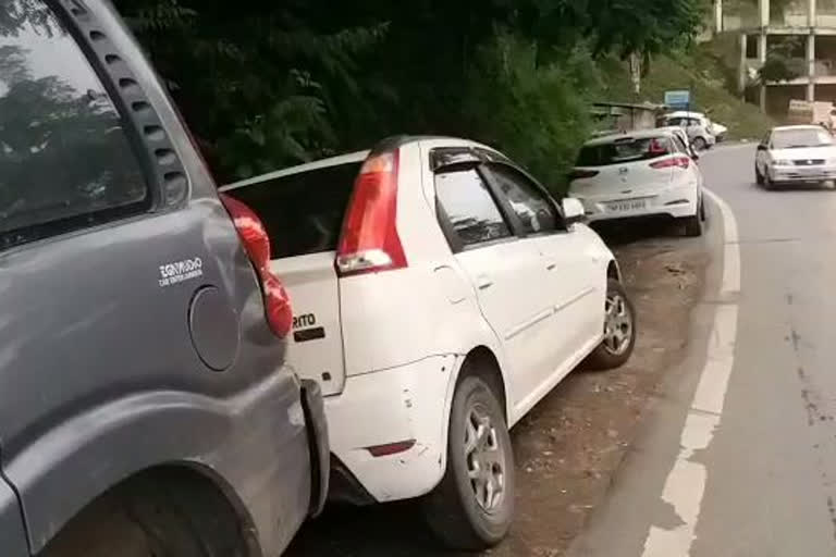 Yellow line parking in shimla