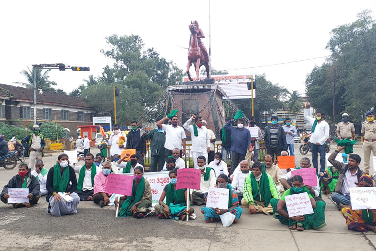 Land Reform Opposition to APMC Act Protests by Farmers