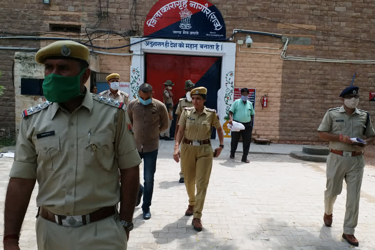 Surprise inspection, Nagaur District Prison, नागौर न्यूज़