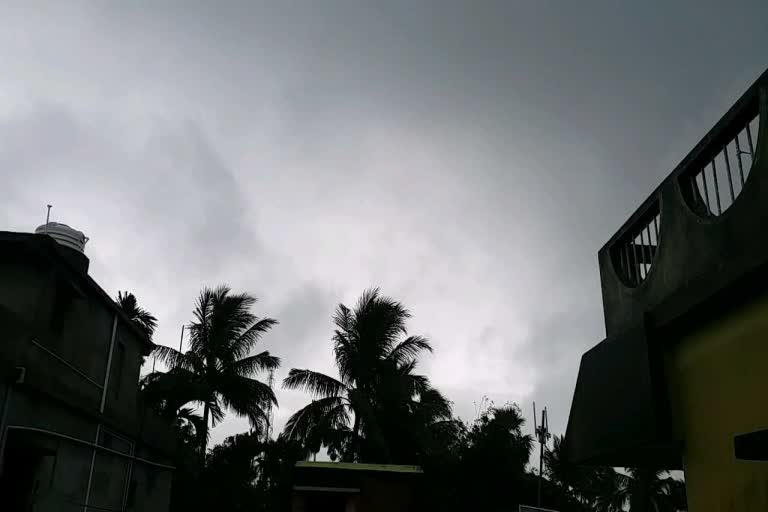 Heavy rain in Jagatsinghpur due to  low pressure