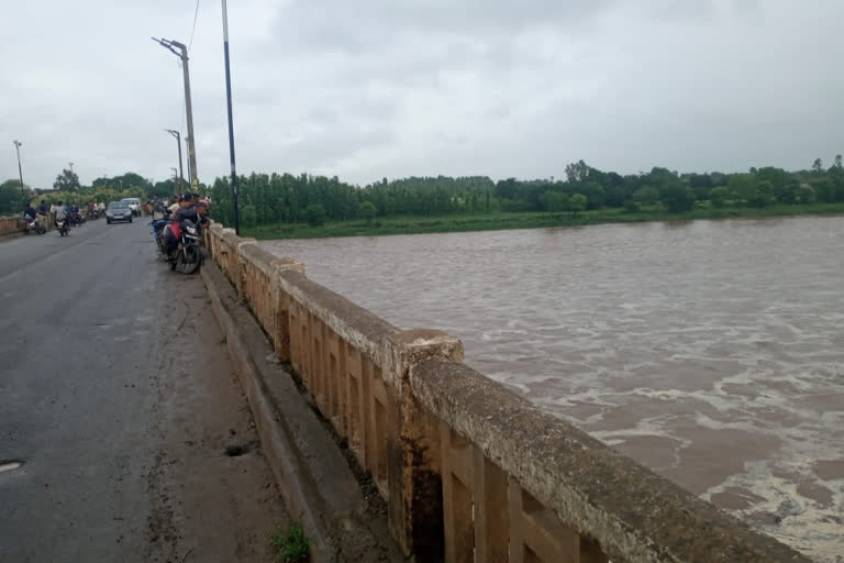 Water level increased of Tawa Dam