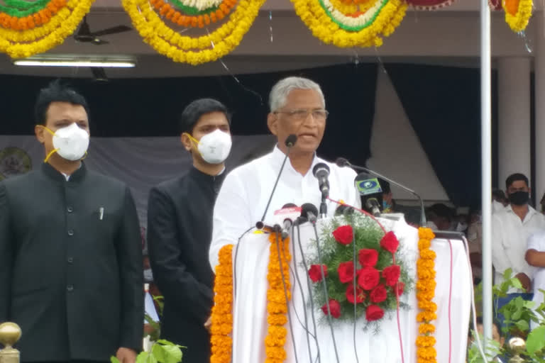 Minister Shreemanth Patil witnesses 74th Independence Day at Kalaburagi