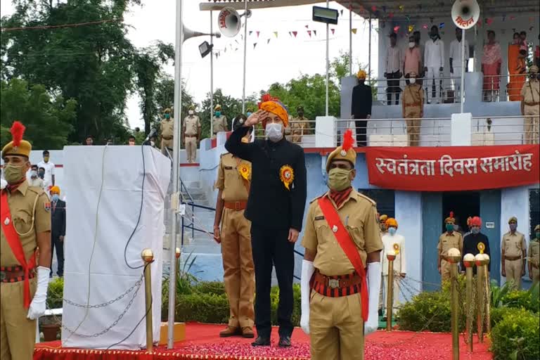 कोरोना मुक्त अभियान, Independence Day, झालावाड़ न्यूज