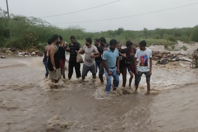 Heavy rain in Ahor, आहोर में हुई झमाझम बारिश