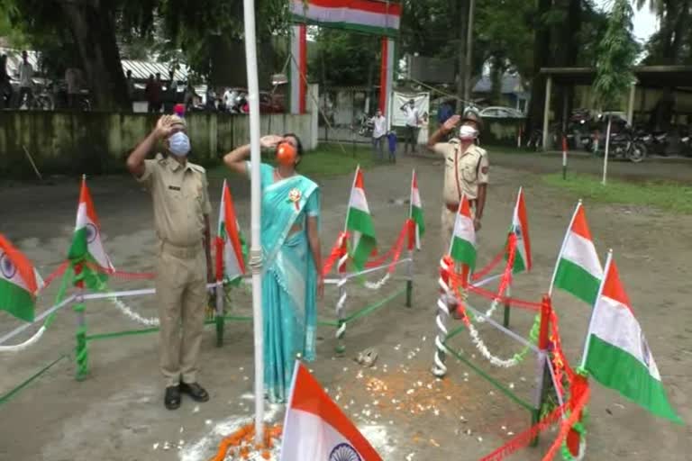 4th independence day celebration At Baihata kamalpur