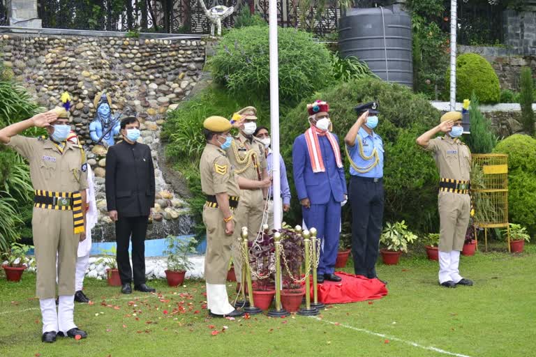 Governor celebrated 74th Independence Day at Raj Bhavan