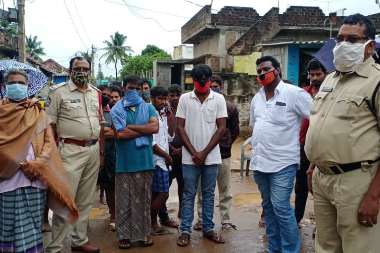 Fishermen  reached  home at  east godavari district