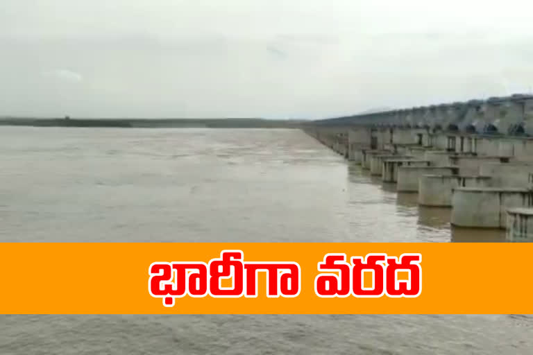 heavy flow to Kaleshwaram Project