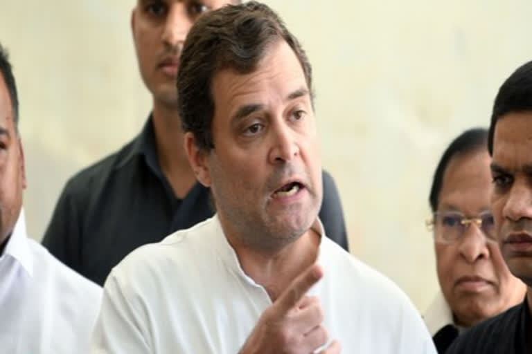 rahul gandhi slams bjp