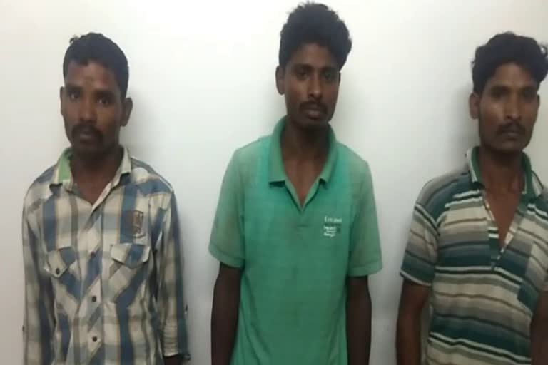 Three naxalites arrested with explosive material