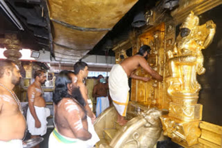 Sabarimala nada was opened  Chingamasa pujas  ചിങ്ങമാസ പൂജ  ശബരിമല നട തുറന്നു