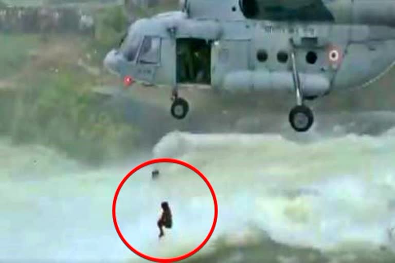 army chopper rescued