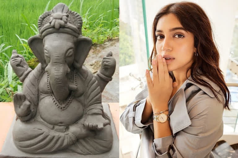 Bhumi Pednekar eco-friendly Ganpati idols