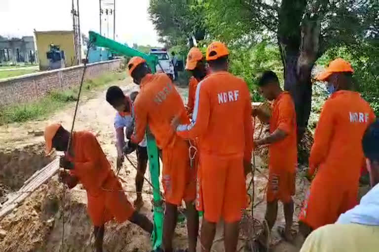 rescue operation of ndrf continues in natar village of sirsa