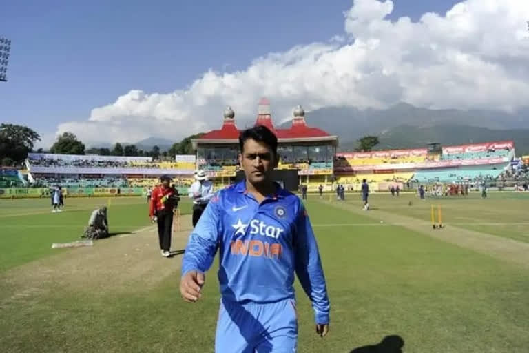 MS Dhoni did better performance in dharamshala stadium