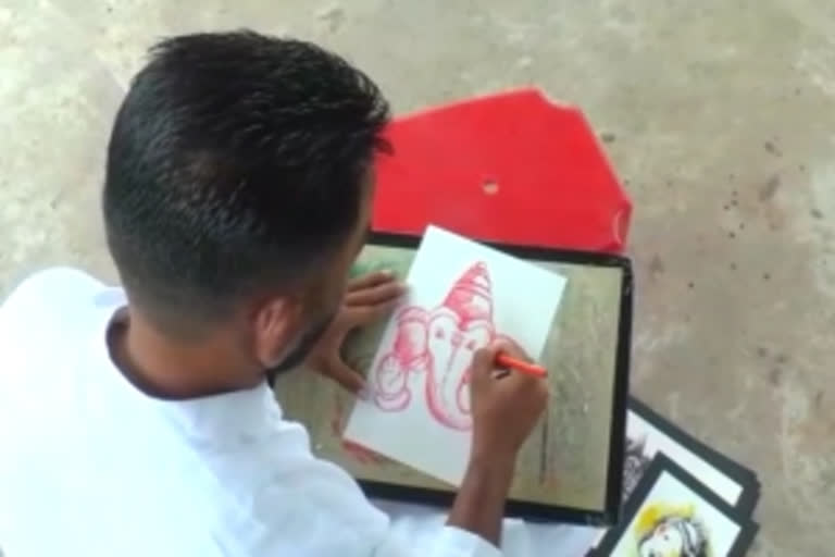 Muslim man draws Lord Ganesha paintings to spread message of harmony