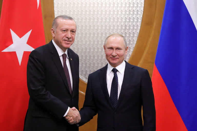 Putin, Erdogan discuss about Libya, Syria