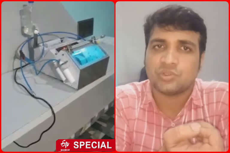 Professor of ITS Engineering College makes rapid currency sanitizer machine