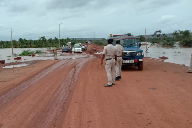 Water Release from Navilu thirtha Dam