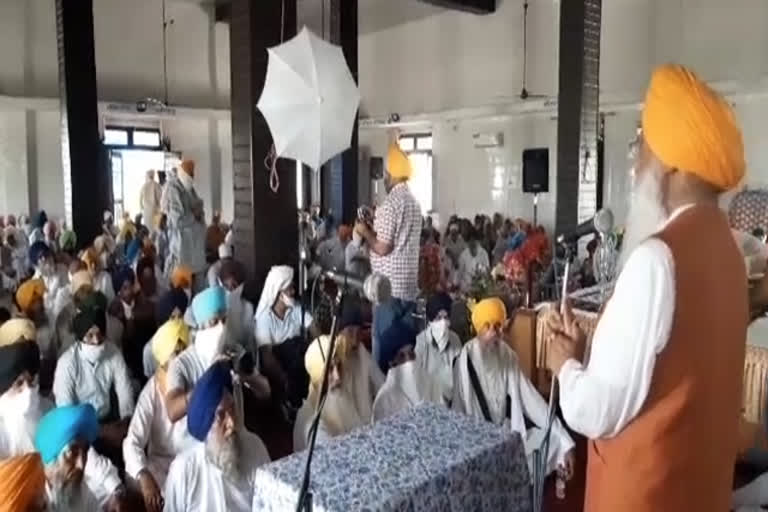 Dhindsa faction holds penance function at Kahunawan Chhambh over incidents of desecration and theft of images of Guru Granth Sahib Ji