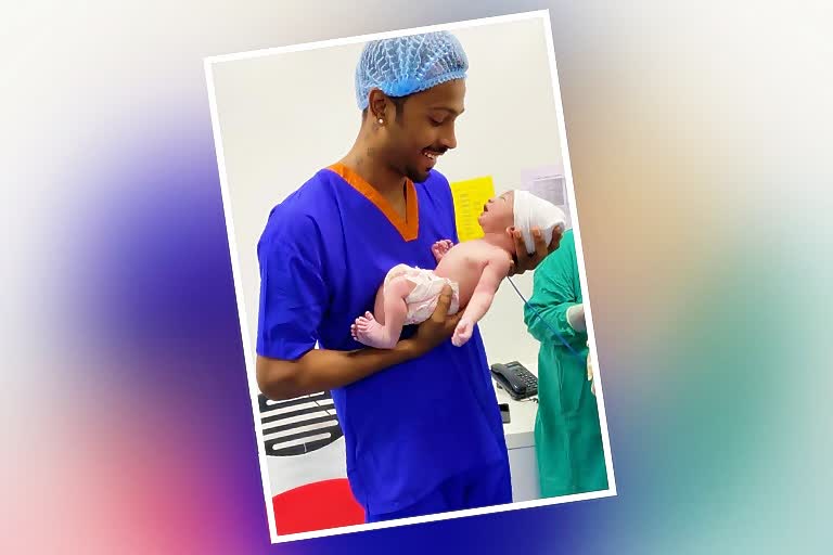 star cricketer hardik pandya disclose his newborn sons name