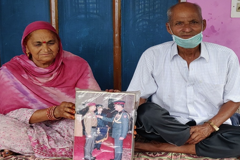 Badsar Naiab Subedar Anil Kumar was awarded the Army Medal for the third time