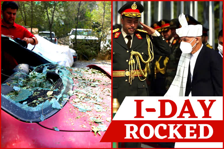 Rockets hit Kabul on I-Day.Rockets hit Kabul on I-Day.