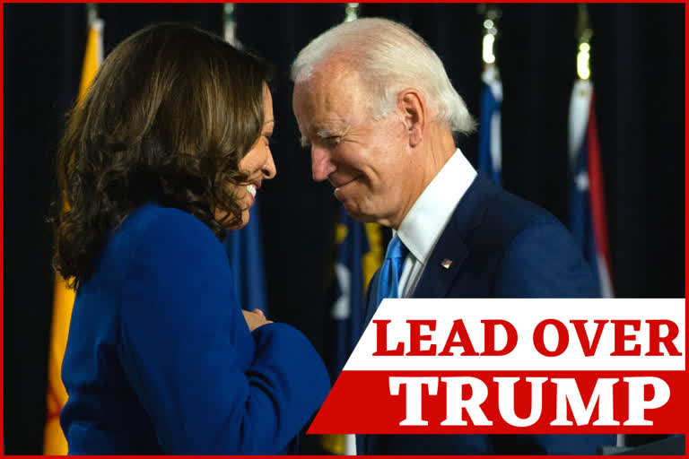 Joe Biden and  Kamala Harris