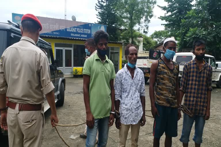 4 Thief Arrested By Police At Golaghat