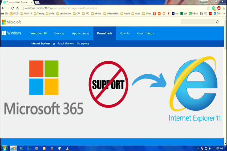 Microsoft 365 apps,Internet Explorer 11