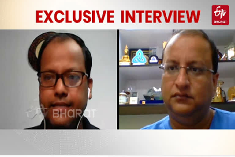 Dr Tamorish Kole, chief of emergency medicine at Medeor hospital speaking to ETV Bharat