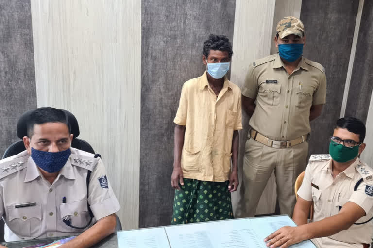 Muder in bhanjnagar, accused arrested