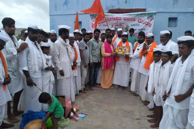 padayatra from lakshmipur villagers