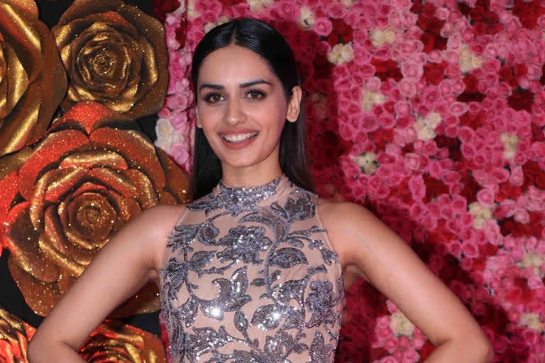 former miss world Manushi Chhillar auctions her painting to raise funds for frontline workers