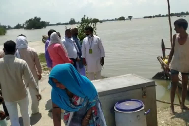 ghaghra river in sant kabir nagar