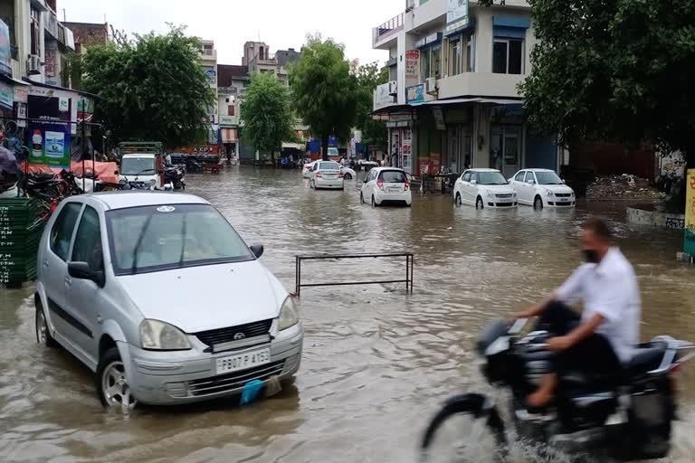 water logging problem in guhla cheeka after rain