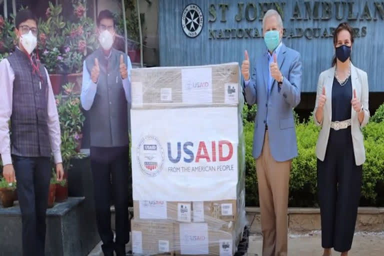 US hands over second shipment of 100 ventilators