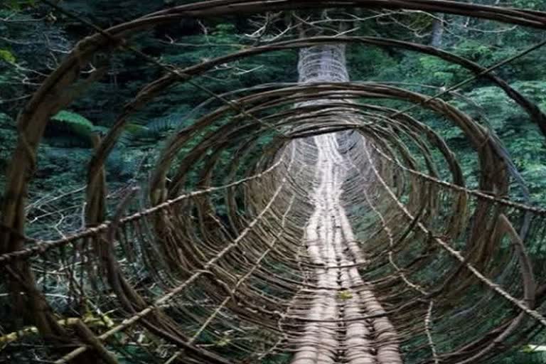 THE HANGING BRIDGEA MAJOR TOURIST ATTRACTION ARUNACHAL PRADESH