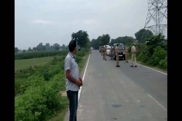 agra : encounter with mastermind of bus hijack