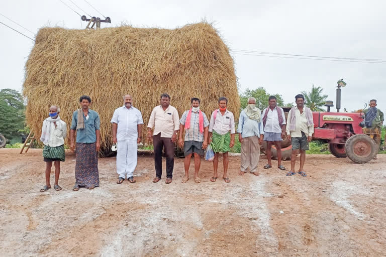 Provision of 12 tons of fodder to flood affected farmers in east godavari district