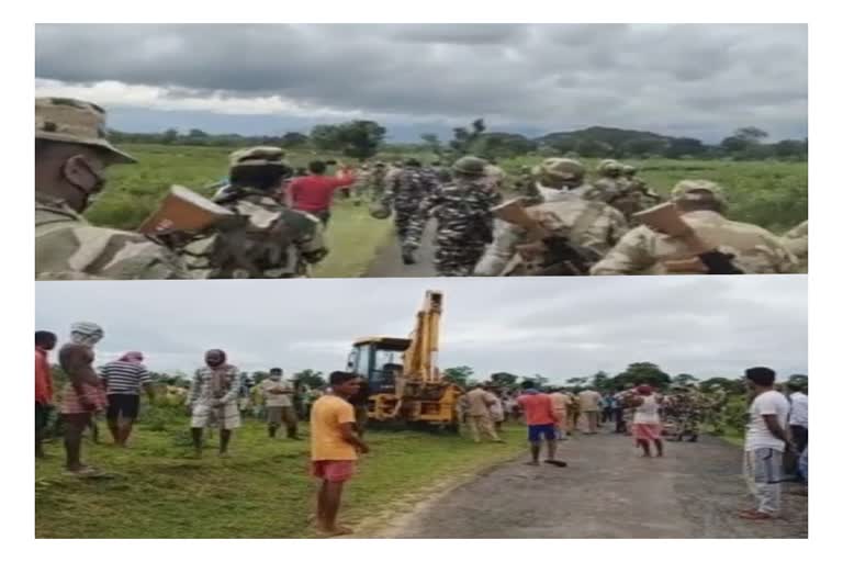 cachar tea garden protest