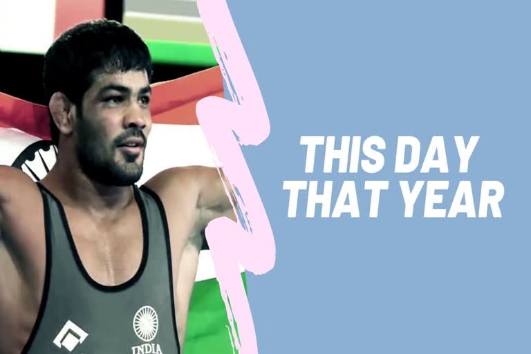 On this day Sushil Kumar have won his first Olympic Medal