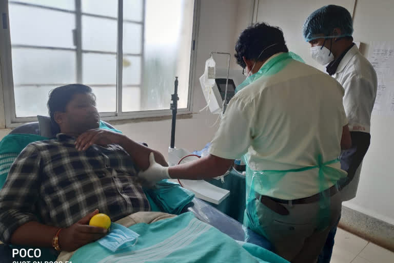 Ananthakumara voluntarily donates plasma twice