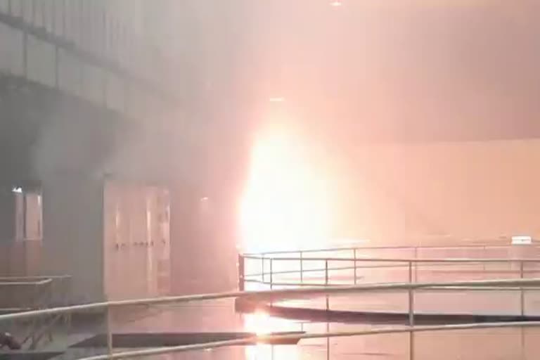 fire in Srisailam power station