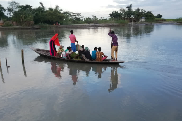 Poor condition of transportation at Kharaballi