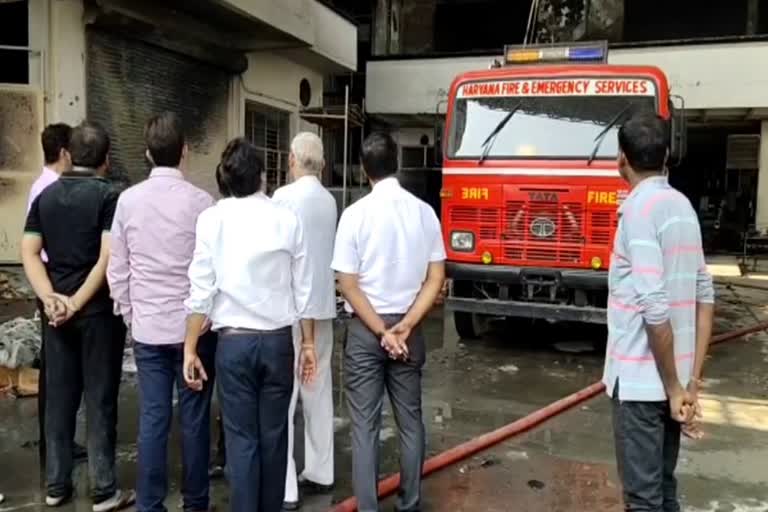 SDM Hitendra Sharma inspected Bahadurgarh Fire Department