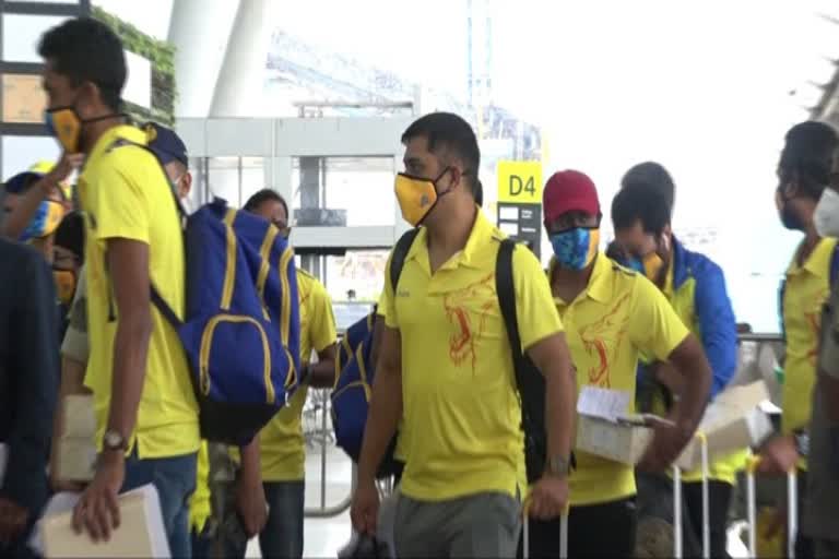 Team RCB, CSK including Thala Dhoni leave for UAE