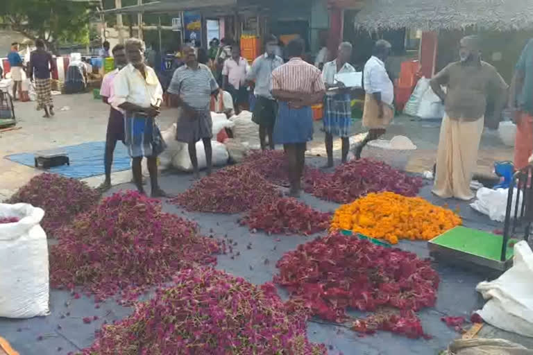 Festival flower market  குமரி மாவட்டச் செய்திகள்  kumari district news  தோவாளை மலர் சந்தை