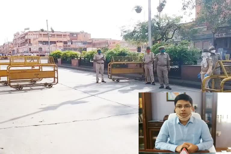 jaipur police news  nakabandi in jaipur  jhalana dungari in jaipur  jaipur news  rajasthan news  जयपुर की खबर